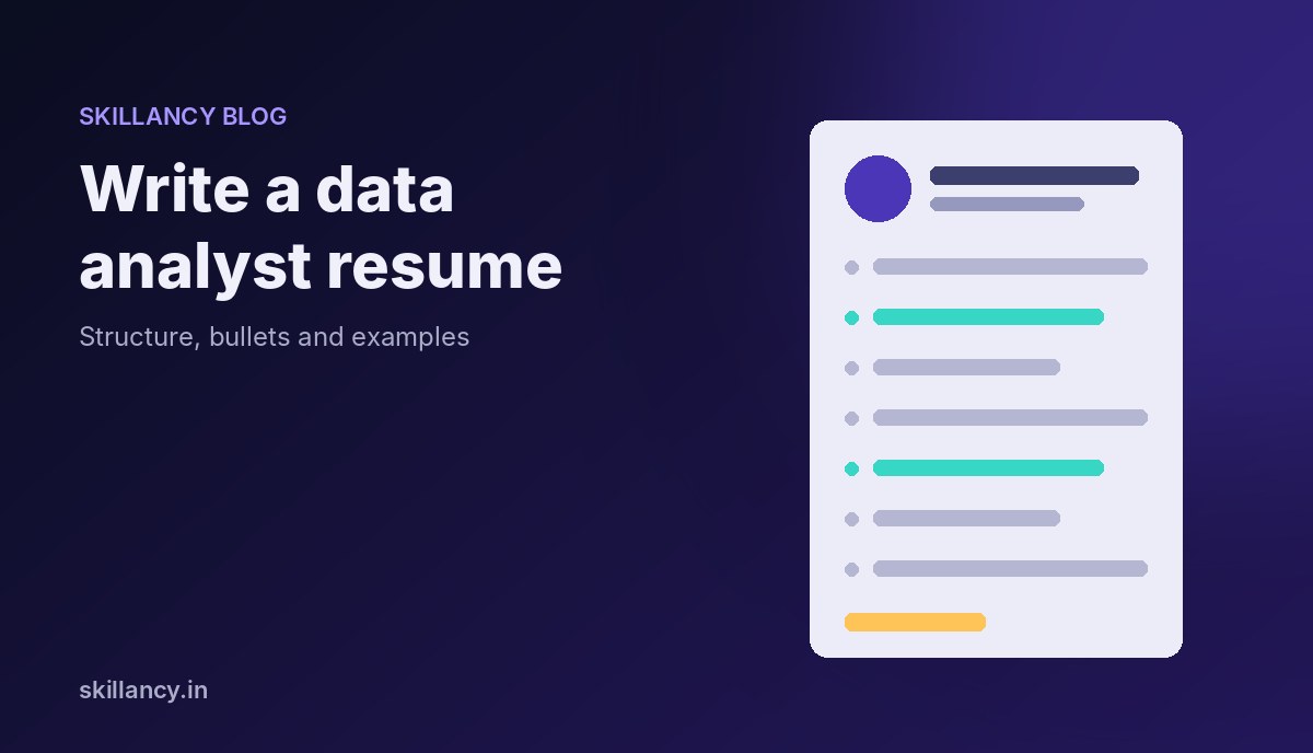 A one-page resume with a highlighted summary and impact bullets